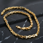 Colier elegant din aur medical 18K – design rafinat și atemporal