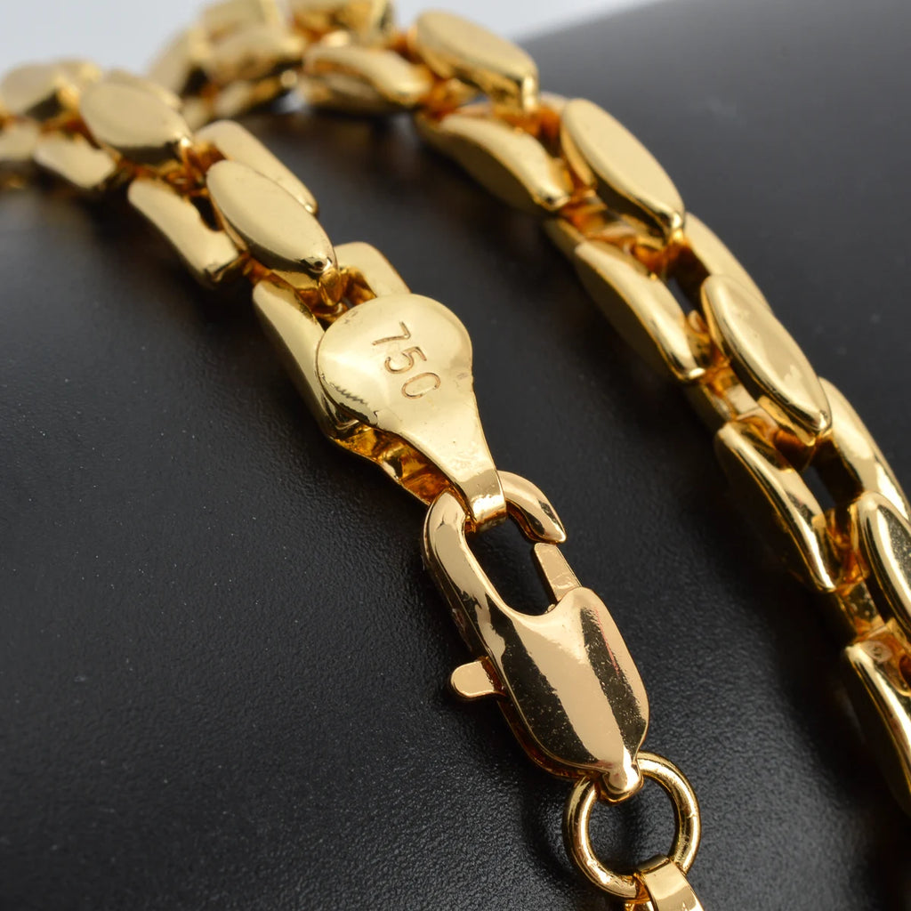 Colier elegant din aur medical 18K – design rafinat și atemporal